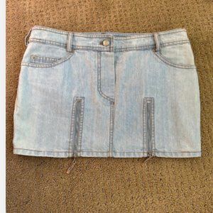 AUTHENTIC Y2k Vintage Dior Mini Denim Skirt